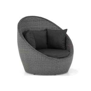 Garden Collections Cocoon lounge tuinstoel Off black