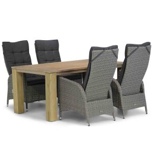 Garden Collections Lincoln/Brighton 165 cm dining tuinset 5-delig