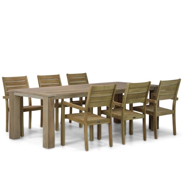 Garden Collections Liverpool/Brighton 240 cm dining tuinset 7-delig