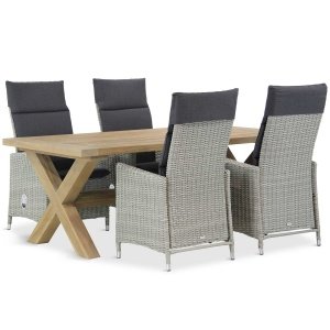 Garden Collections Madera/Oregon 200 cm dining tuinset 5-delig