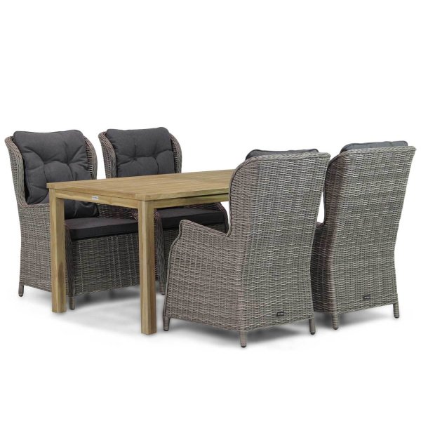 Garden Collections Windsor/Weston 160 cm dining tuinset 5-delig