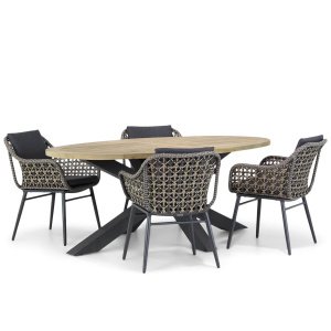 Lifestyle Dolphin/Brookline 200 cm dining tuinset 5-delig