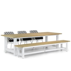 Lifestyle Crossway/Los Angeles 260 cm dining tuinset 5-delig