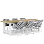 Lifestyle Crossway/Los Angeles 260 cm dining tuinset 7-delig