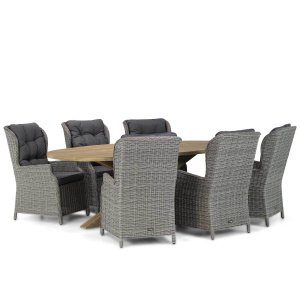 Garden Collections Windsor/Boston 240 cm ovaal dining tuinset 7-delig