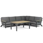 4 Seasons Outdoor Capitol/Lifestyle Riviera 140 cm dining loungeset 5-delig