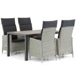 Garden Collections Madera/Young 155cm dining tuinset 5-delig