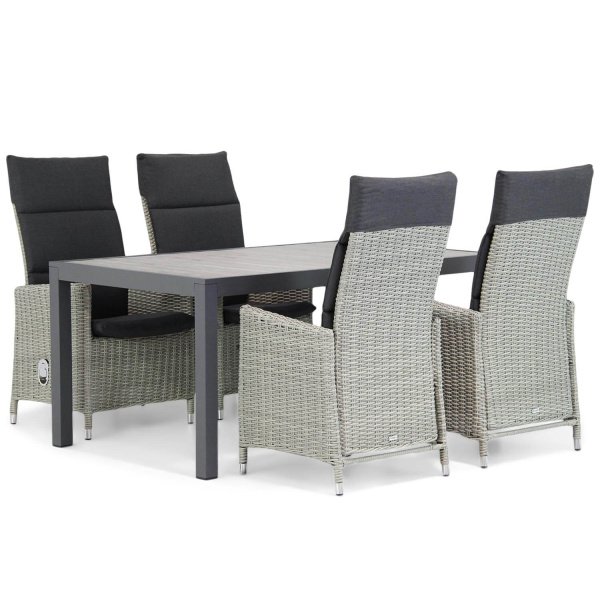 Garden Collections Madera/Residence 164 cm dining tuinset 5-delig