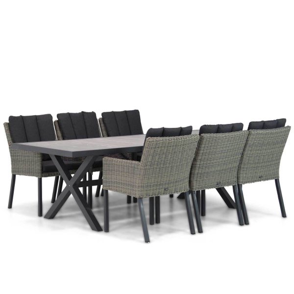 Garden Collections Oxbow/Crossley 245 cm dining tuinset 7-delig