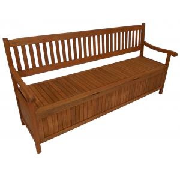 4-zits houten Tuinbank met opbergruimte 180 cm 4-zits houten Tuinbank met opbergruimte 180 cm