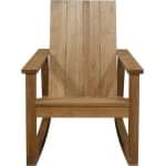 Adirondack rocking Frame teak wood Knock-Down - Chill dept