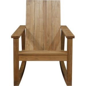 Adirondack rocking Frame teak wood Knock-Down - Chill dept