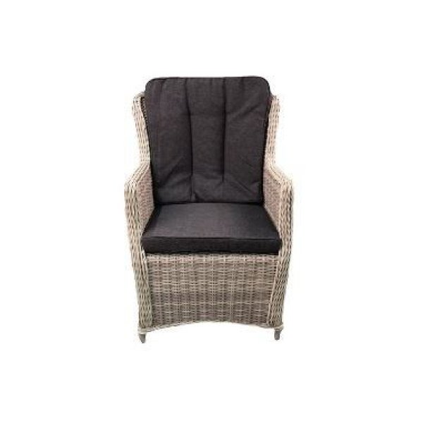 Canossa Dining stoel incl handgreep Wicker HM15 off white - stof 239 - Own