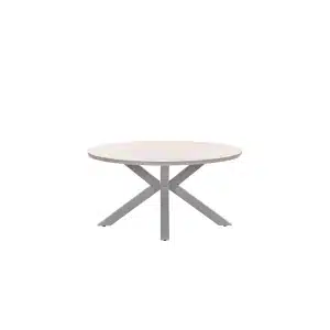 Edison tafel Ø148 cm taupe/teak