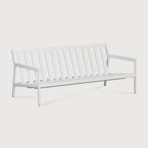 Ethnicraft 2-zits Tuinbank Jack Aluminium - Wit