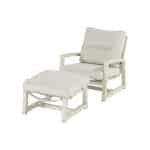 Gio relax lounge chair plus Footstool I - Hartman