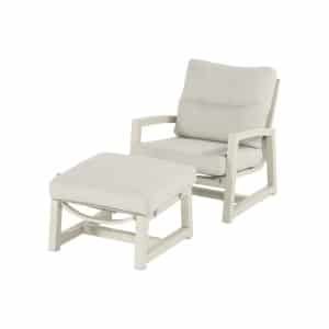 Gio relax lounge chair plus Footstool I - Hartman