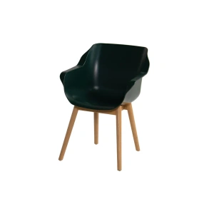 Hartman | Tuinstoel Sophie met Armleuningen Teak | Night Green