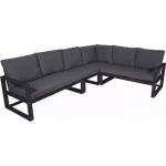 Hoek Loungebank Pina Colada Negro