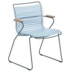 Houe Click Armchair tuinstoel dusty light blue