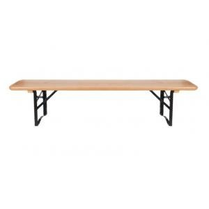 Inklapbare houten bank voor kinderen H 36 x 110 x 19,5 cm