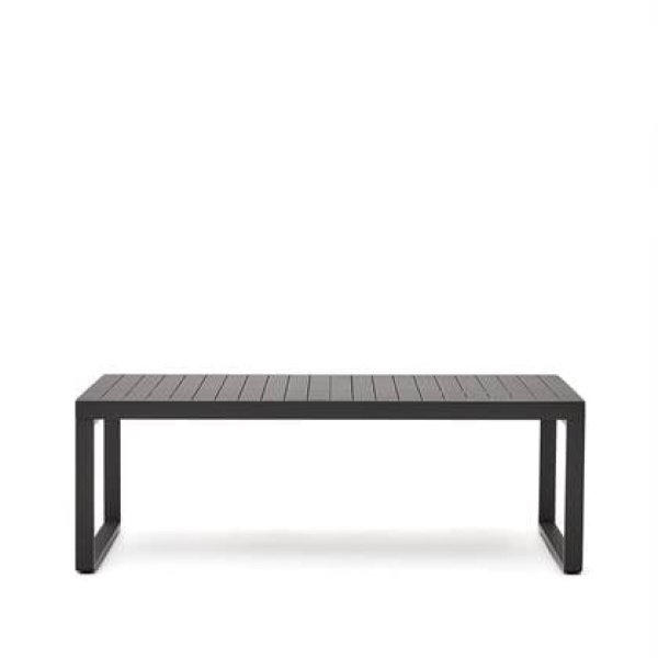 Kave Home - Galdana aluminium uitschuifbare buitentafel met