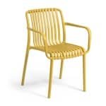 Kave Home - Isabellini tuinstoel geel