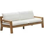 Kave Home Kave Home Tuinbanken Forcanera wit, buitenstof, 3-zits,
