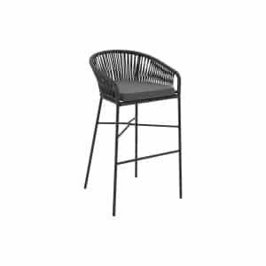 Kave Home Kave Home Tuinmeubel Yanet, Barstoel zithoogte 80 cm