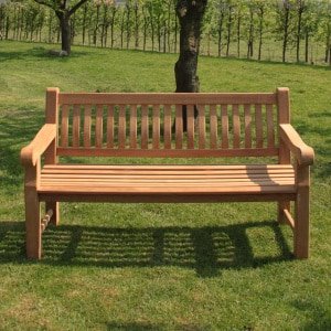 LivingFurn Teak Tuinbank 'Patrick Fat' 250cm