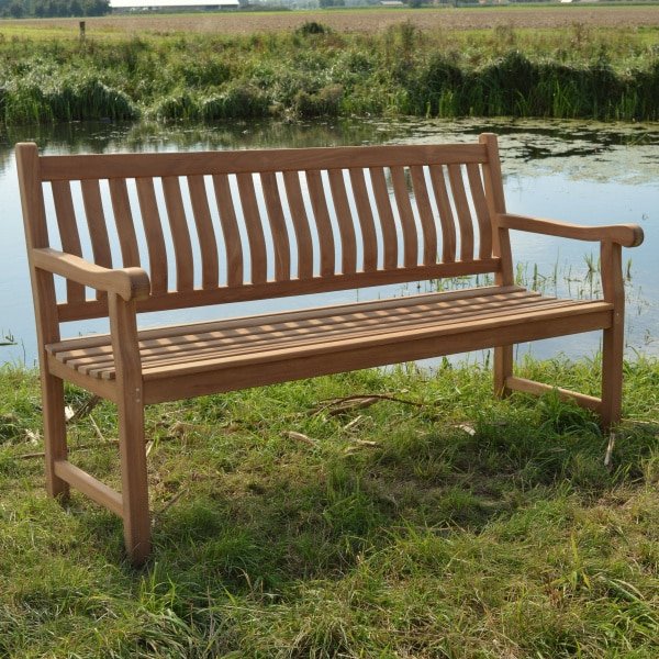 LivingFurn Tuinbank 'Patrick' Teakhout, 150 cm