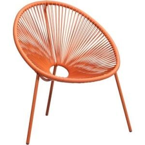 Loungestoel Formentera - terracotta - Leen Bakker