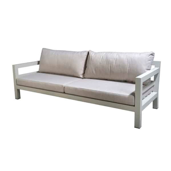 Midori sofa 4 seater aluminium salix/flax beige AW - Yoi