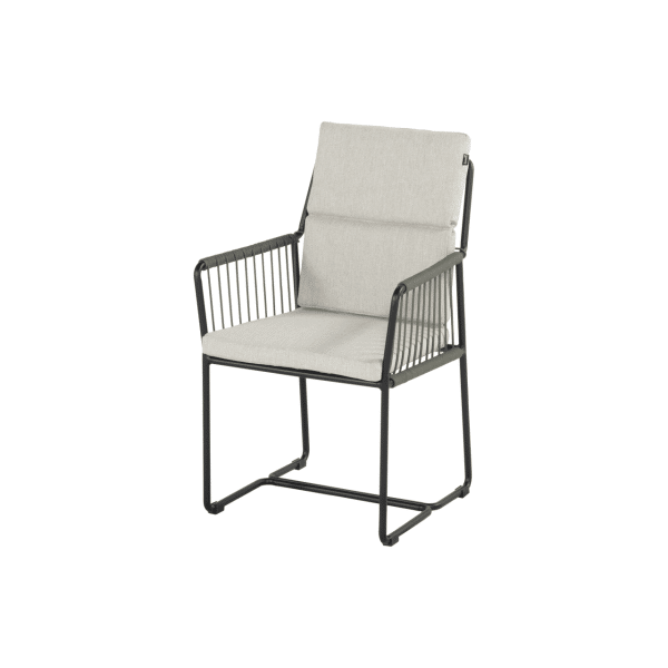 Modica Rope Chair Black Stoel Zwart - Hartman