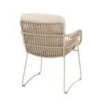 Murcia dining stoel latte incl. 2 kussens 4SO - 4so