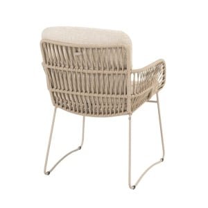 Murcia dining stoel latte incl. 2 kussens 4SO - 4so