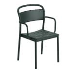 Muuto Linear Steel Armstoel - Dark Green