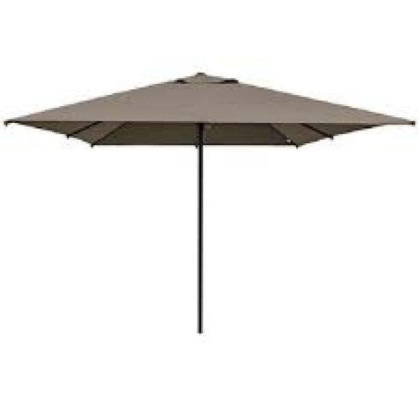 Owen antraciet aluminium 250x250/8/38 taupe - Max luuk