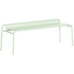 Petite Friture Week-end tuinbank zonder rugleuning Pastel Green