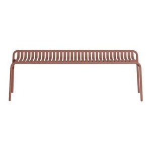 Petite Friture Week-end tuinbank zonder rugleuning terracotta