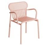 Petite Friture Week-end tuinstoel met armleuningen blush