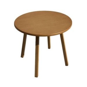 Sens-Line - Porto Sidetable ø58cm - Aluminium - Houtpatroon