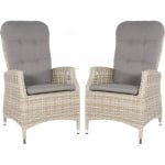 Soho Comfort Mountain tuinstoel taupe set van 2