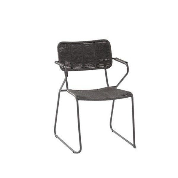 Swing dining tuinstoel antraciet - 4so