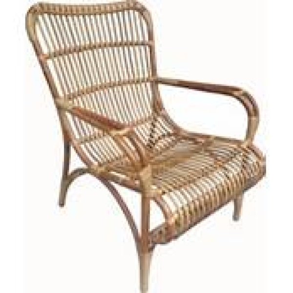 Tahiti lounge tuinstoel bamboo - Buitengewoon de boet