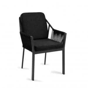 Tierra Outdoor Liv Diningstoel Black - Tierra outdoor