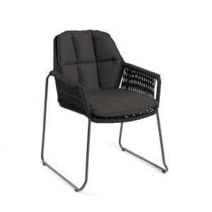 Tierra Outdoor Rivera Diningstoel Black - Tierra outdoor