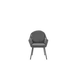 Triton dining stoel c. bl/rope m. gr dia. 5mm/mystic g - Garden impressions