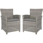 Tropez Smoke tuinstoel set van 2