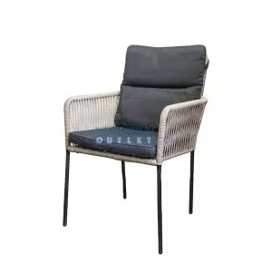 Tuinstoel Vita Gino dining touw - naturel